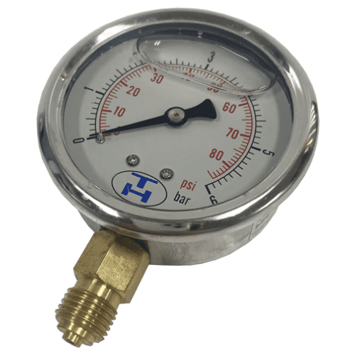 PG63-B-006-B, 63mm, 1/4" BSPP, 0-6 Bar | Timalco Hydraulics