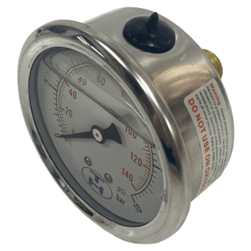 PG63-C-010-B, 63mm, 1/4" BSPP, 0-10 Bar | Timalco Hydraulics