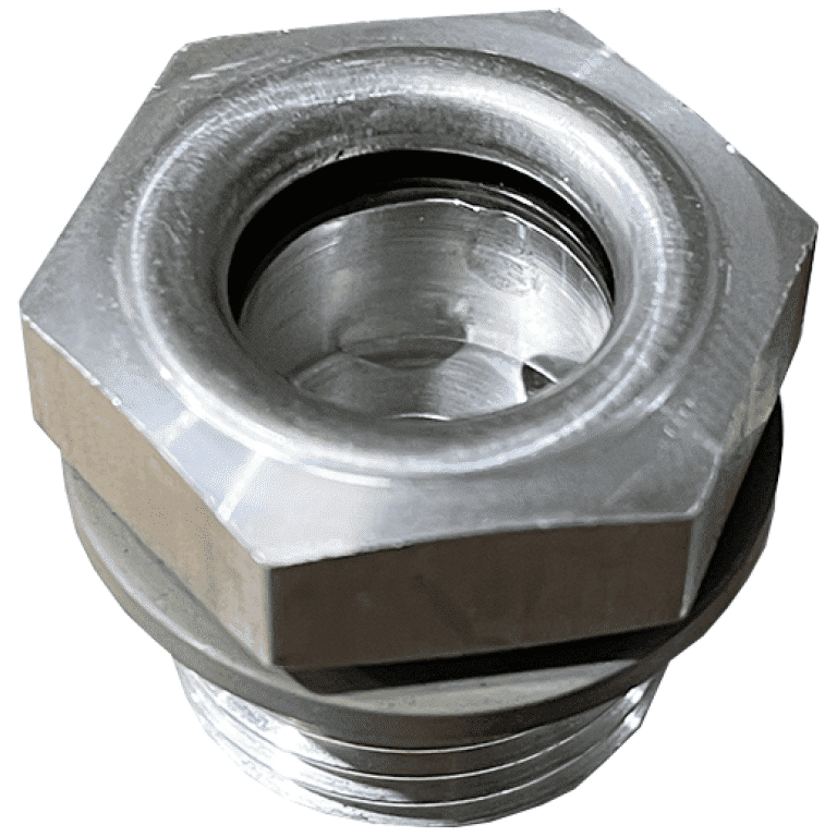 SGA08B Sight Glass 1" BSPP Aluminium Timalco Hydraulics