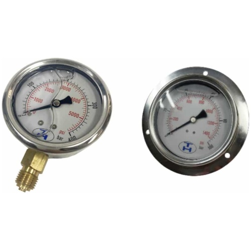 Pressure Gauge 100mm Diameter 1/2" BSPP - Image 1