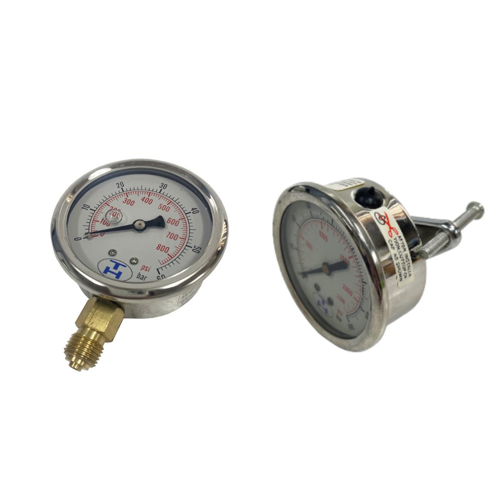 Pressure Gauge 63mm Diameter 1/4" BSPP