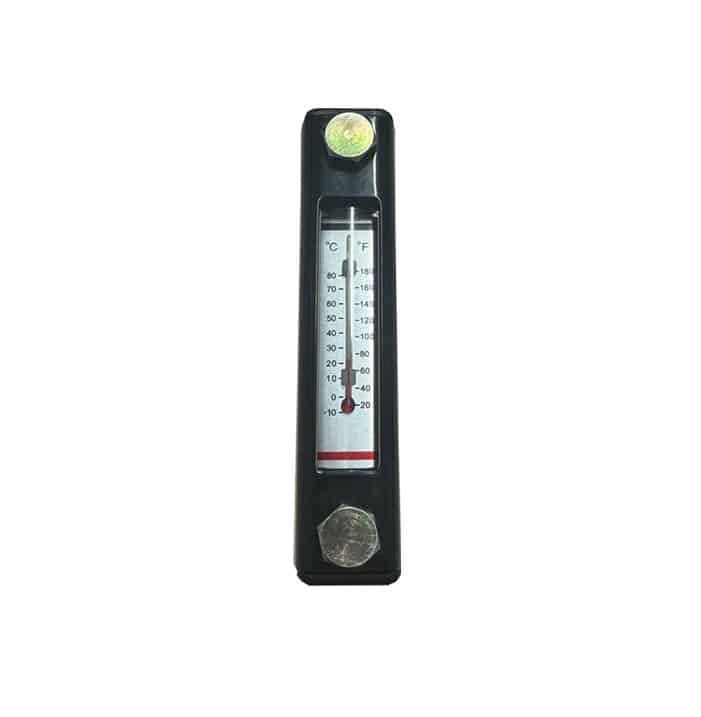 LG2-05T-M12BLK LG2-05T-M12BLK Level & Temperature Indicator 127mm Black - Image 1